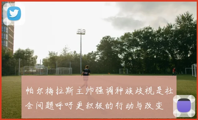 帕尔梅拉斯主帅强调种族歧视是社会问题呼吁更积极的行动与改变